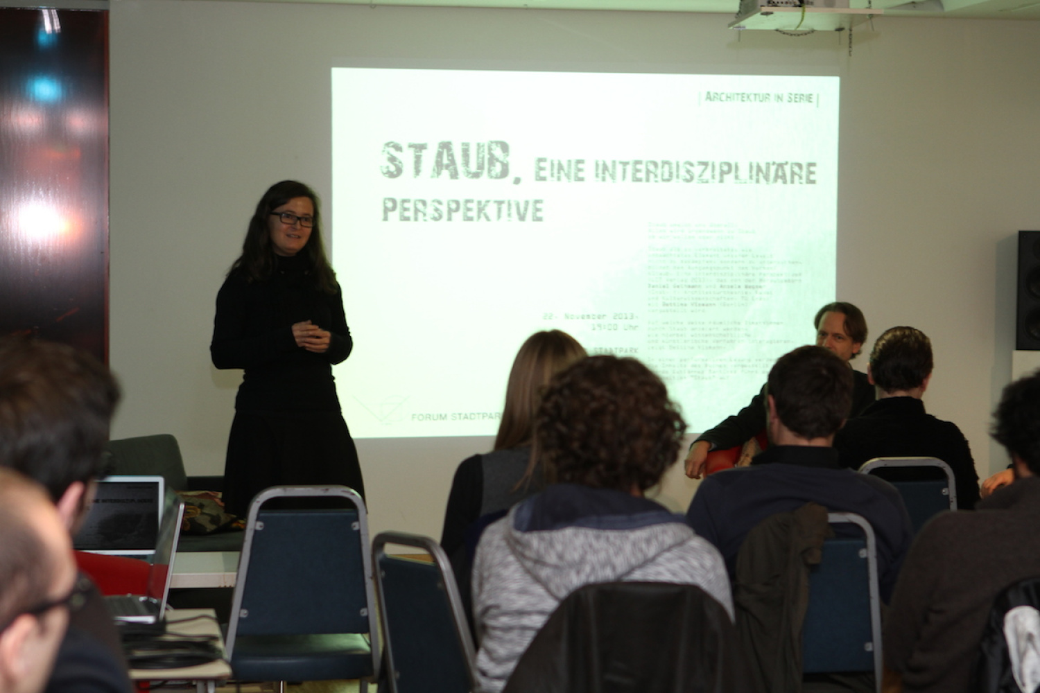 Buchpräsentation Staub Forum Stadtpark